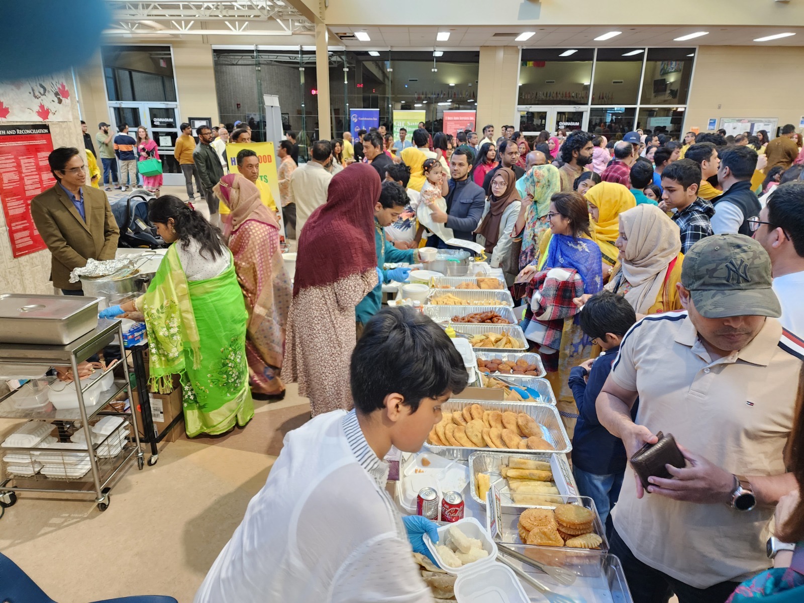 Helen Food & Sweets serving a busy community event in Saskatoon